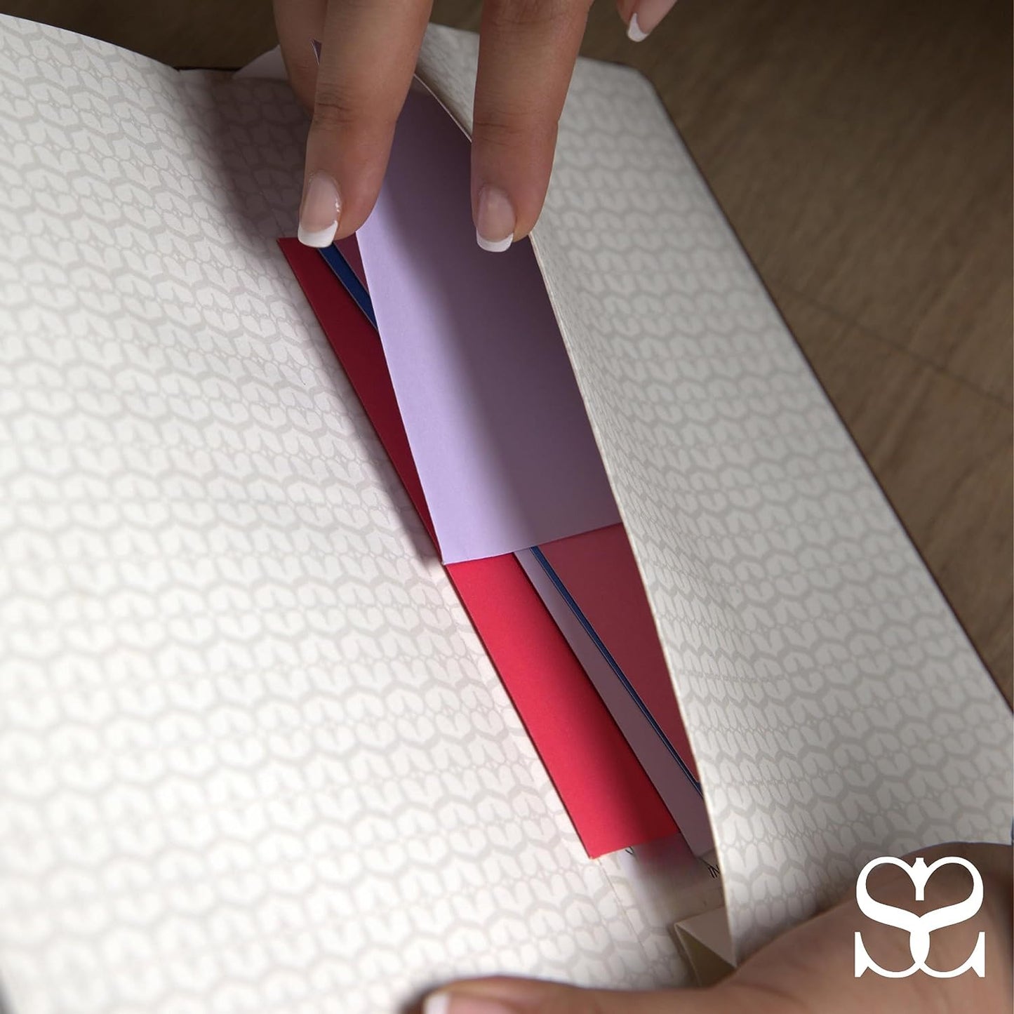 Lined Journal - A5 Vegan Leather Notebook, 192 Archival-Quality Pages, QuillEase Bleed-Free Paper, Inner Pocket & Bookmark, Ideal for Journaling - Navy Whale