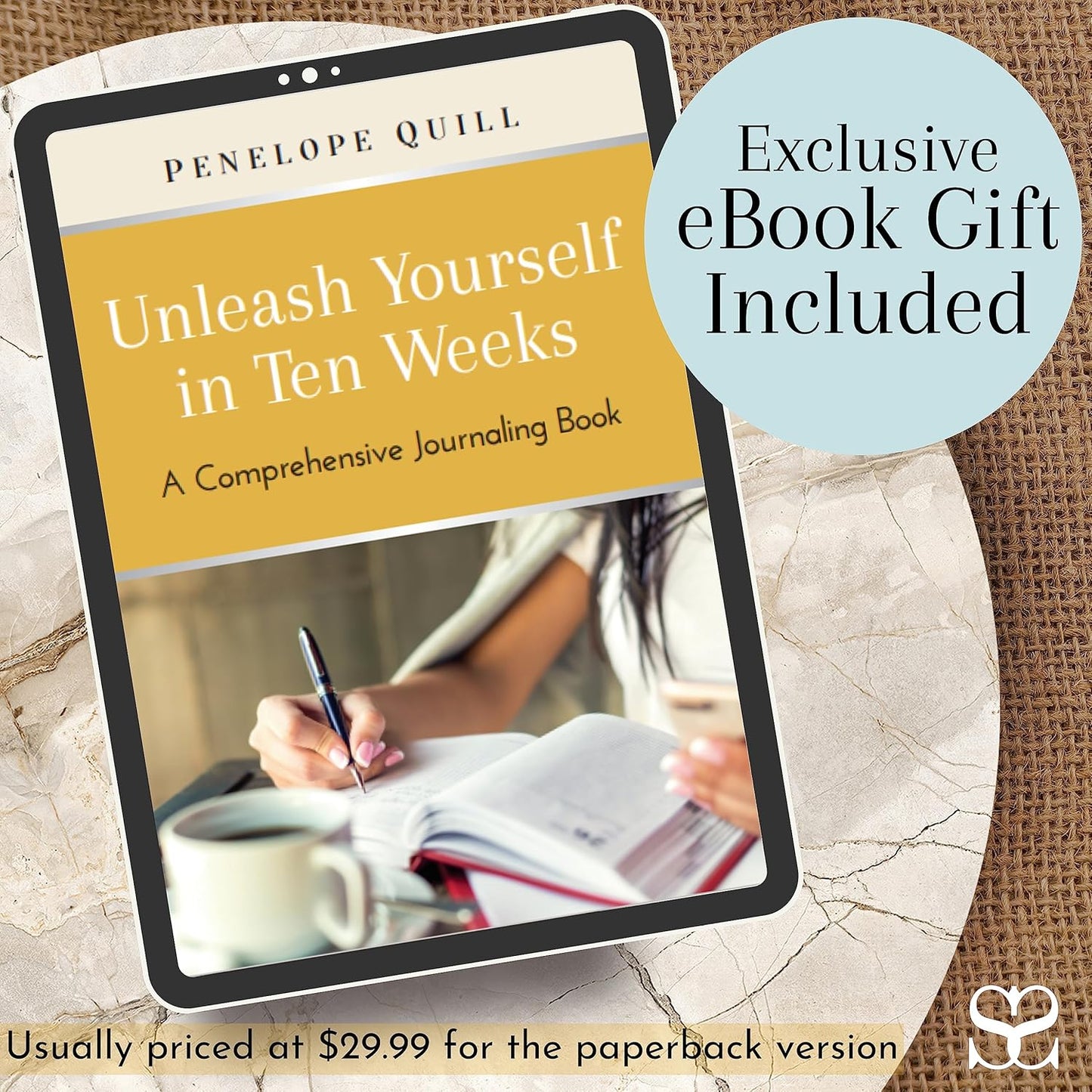 Dotted Journal - A5 Vegan Leather Notebook, 192 Archival-Quality Pages, QuillEase Bleed-Free Paper, Inner Pocket & Bookmark, Ideal for Bullet Journaling - Grey Elephants