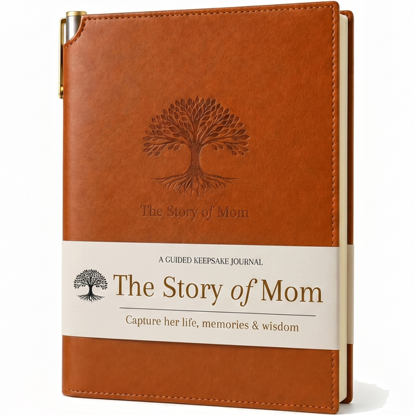 SETTINI® The Story of Mom Guided Keepsake Journal to Share Her Life Story