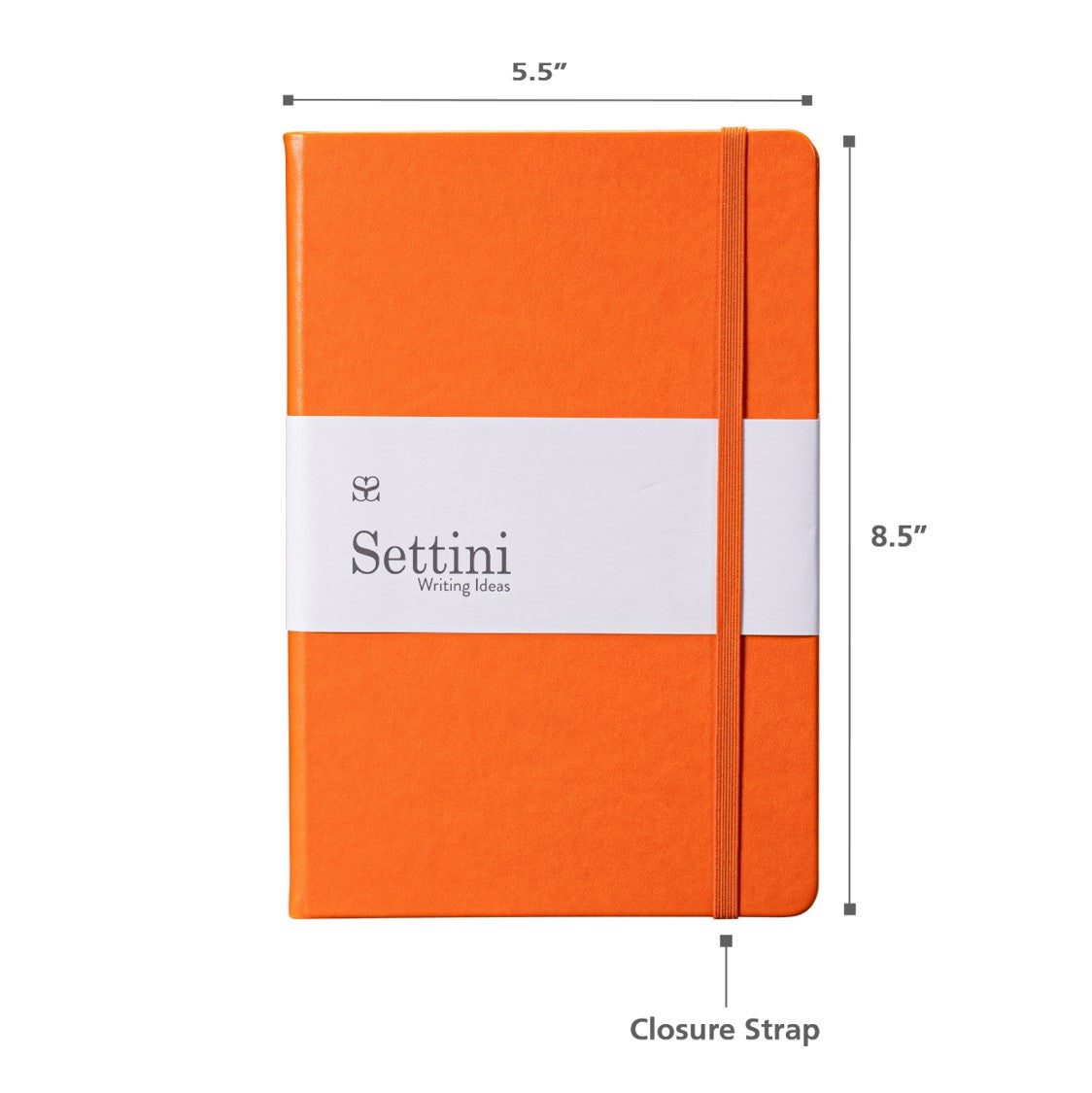 SETTINI® Classic Hardcover Journal - Orange