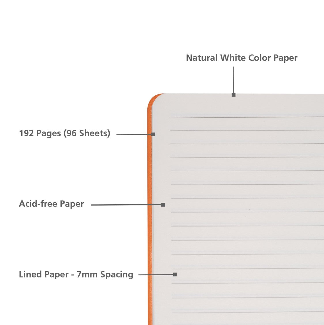 SETTINI® Classic Hardcover Journal - Orange